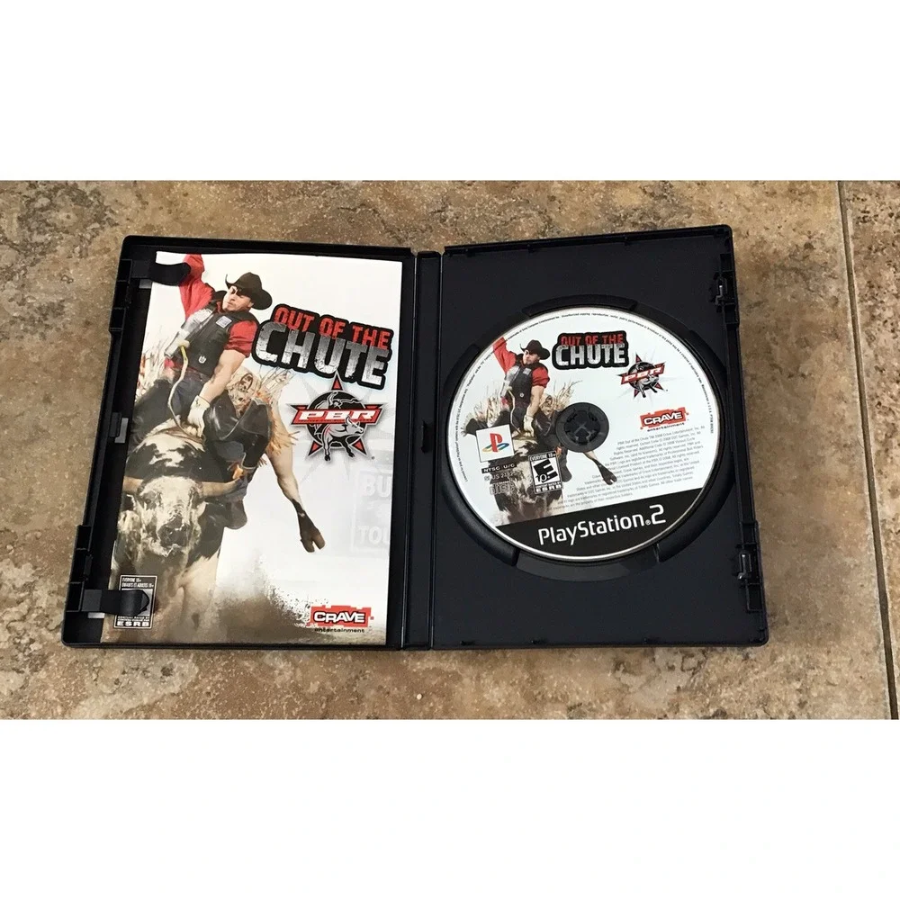 PBR Out of the Chute (Playstation 2) With Manuel